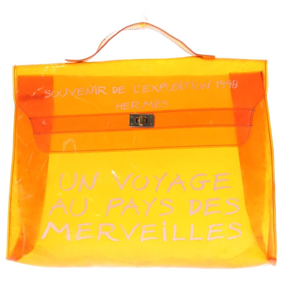 未使用品　HERMES エルメス　ビニールケリー　オレンジ　ハンドバッグ HERMES（エルメス） ビニールケリー ハンドバッグ オレンジ エナメル