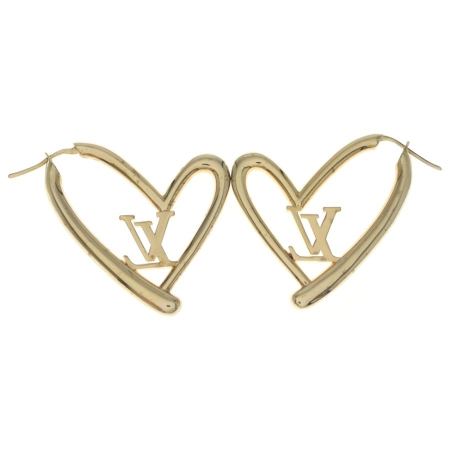 LOUIS VUITTON ルイヴィトン ブックルドレイユ ハートフォーリンラブGM ピアス ゴールド M00464_1