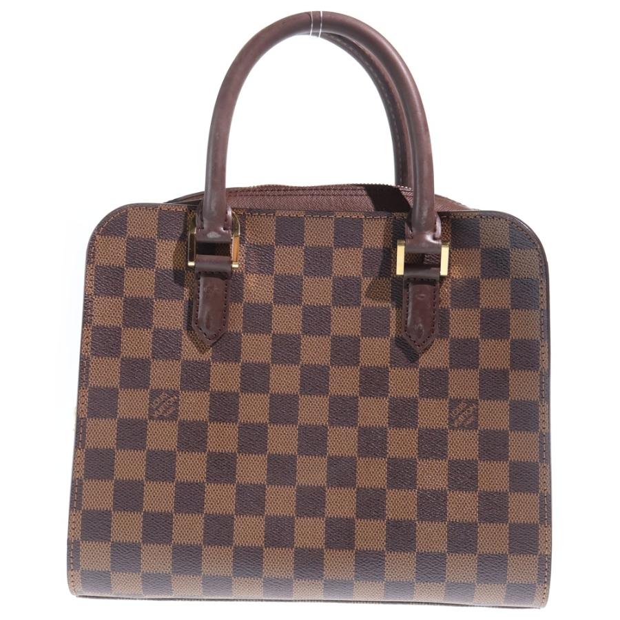 LOUIS VUITTON ルイヴィトン ダミエ トリアナ PVC レザー ハンドバッグ ブラウン N51155 LOUIS VUITTON（ルイ・ヴィトン） ダミエ トリアナ ハンドバッグ