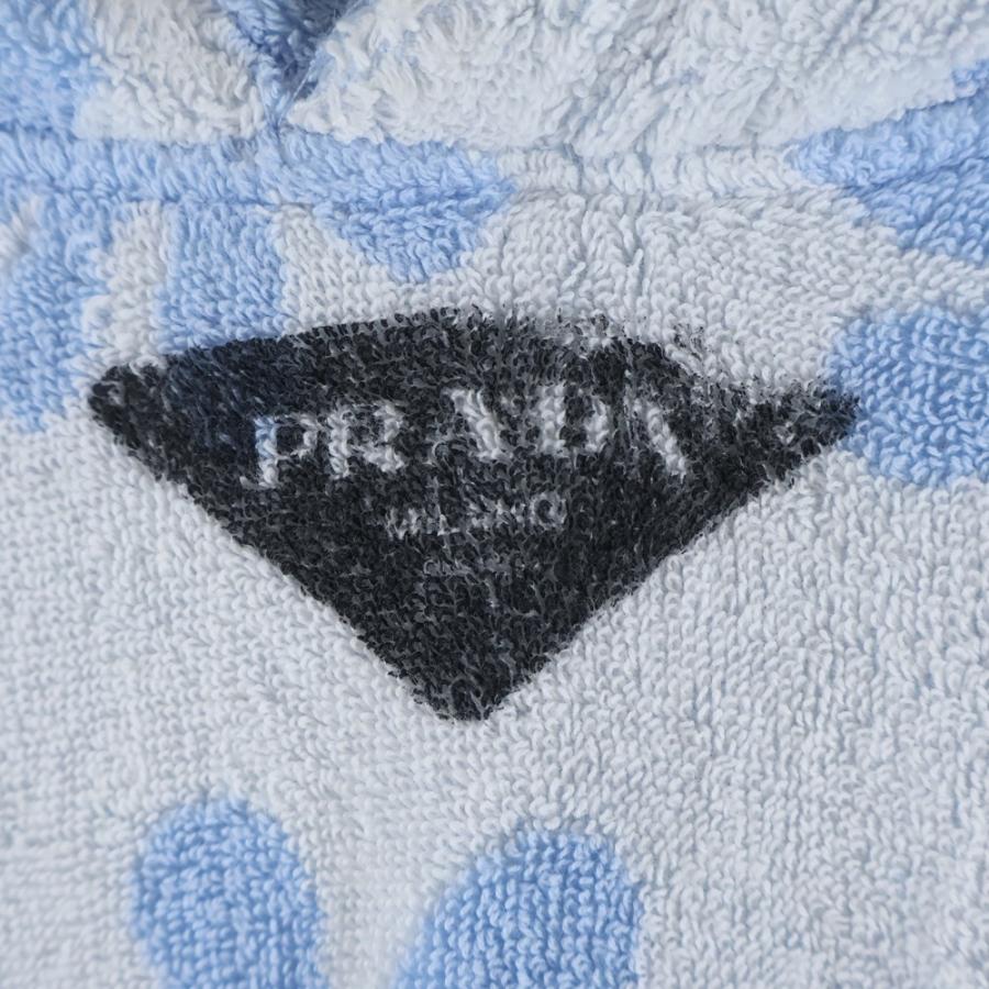 PRADA（プラダ） 22SS トライアングルロゴプレート フラワー総柄 