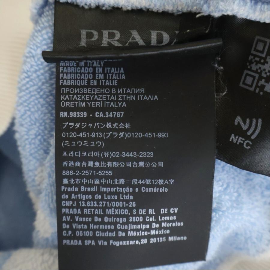 PRADA（プラダ） 22SS トライアングルロゴプレート フラワー総柄