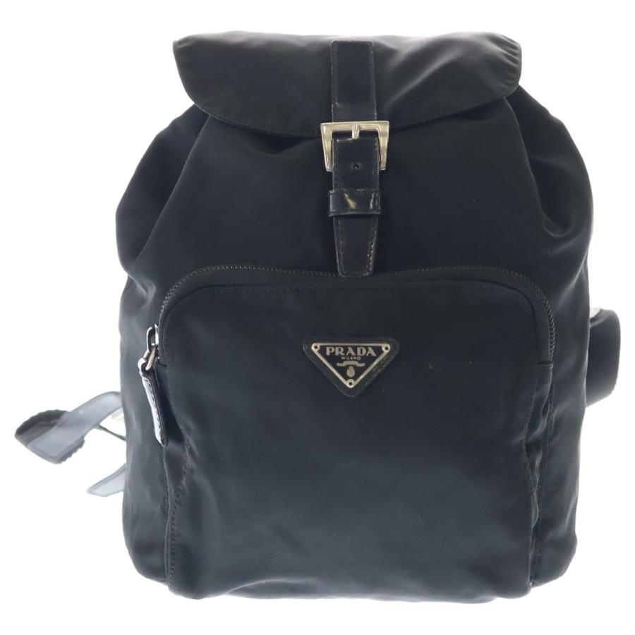PRADA ブラック ナイロン ミニバックパック PRADA（プラダ） ミニバックパック リュックサック ブラック テスート