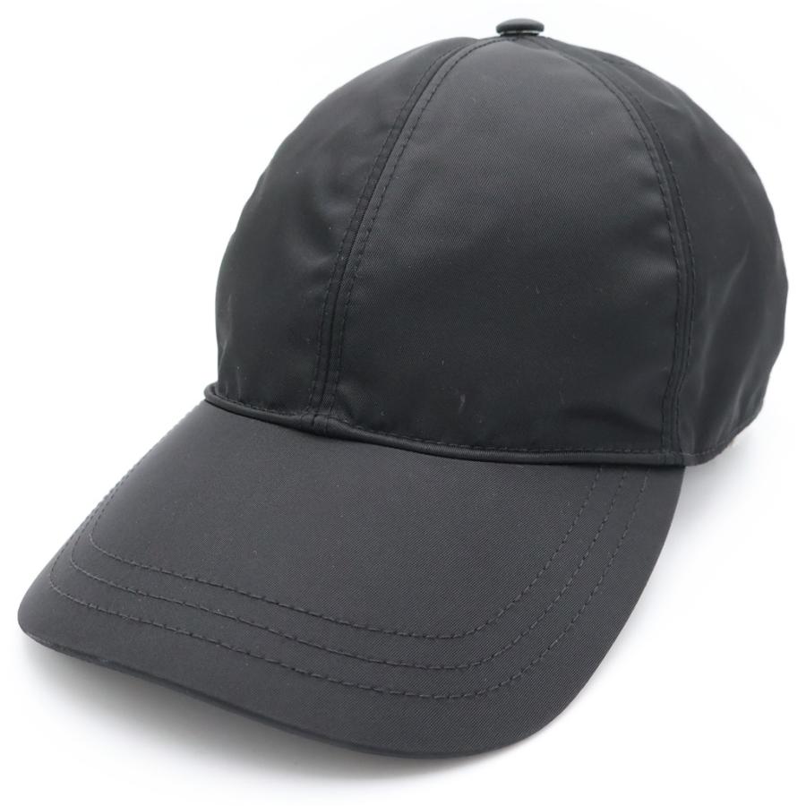 PRADA（プラダ） Re-Nylon ベースボールキャップ ブラック M 1HC274