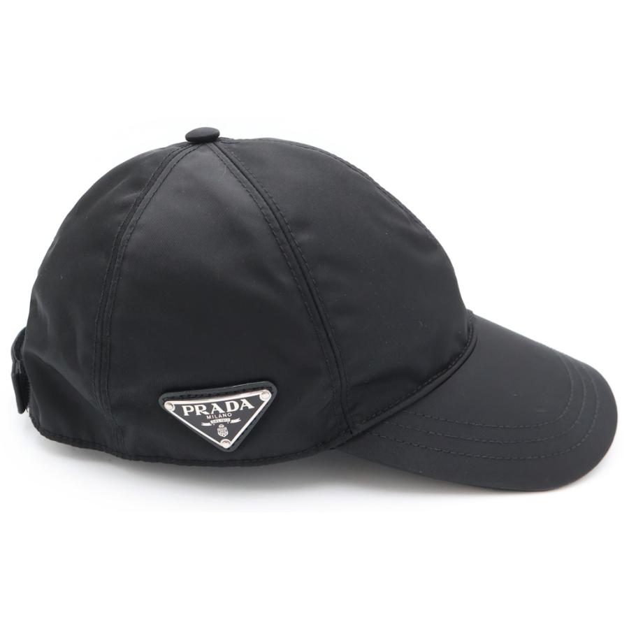 PRADA（プラダ） Re-Nylon ベースボールキャップ ブラック M 1HC274