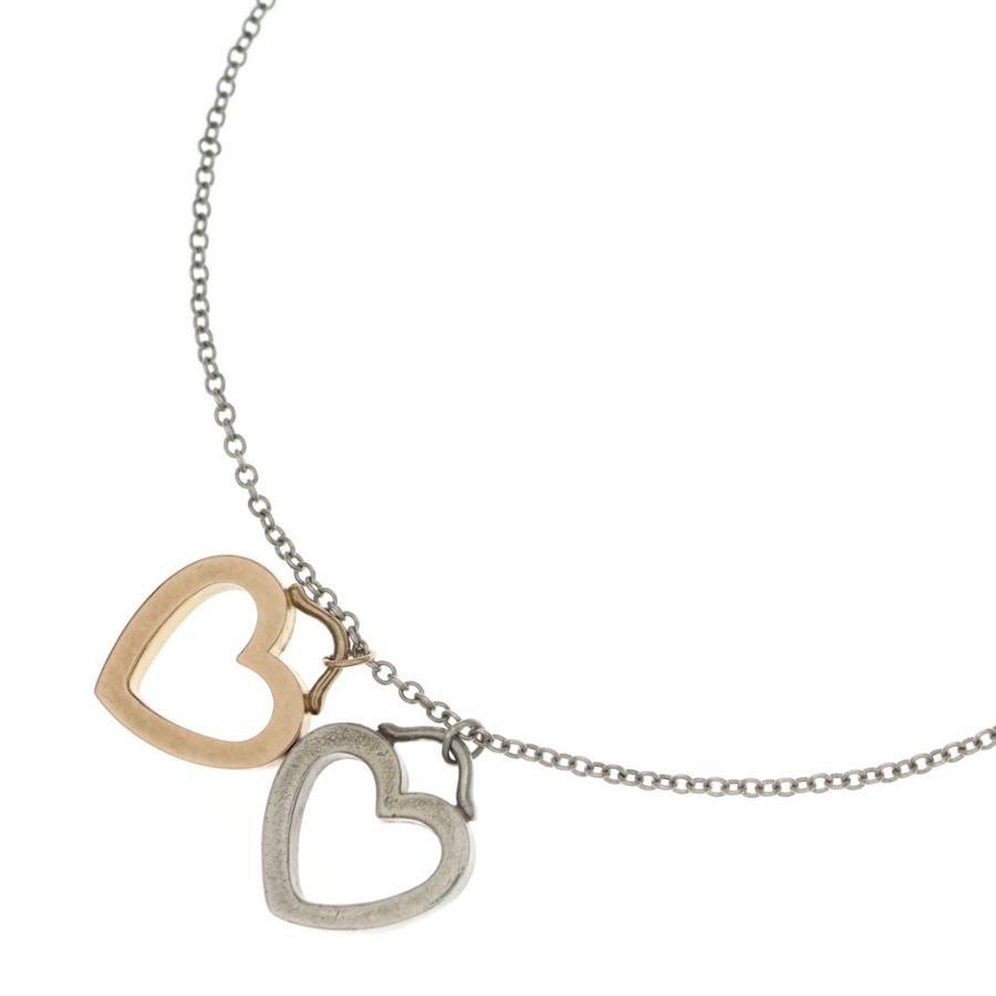 Tiffany & Co. ダブルハートネックレスシルバー TIFFANY&Co.（ティファニー） TIFFANY & Co.(ティファニー) ダブル