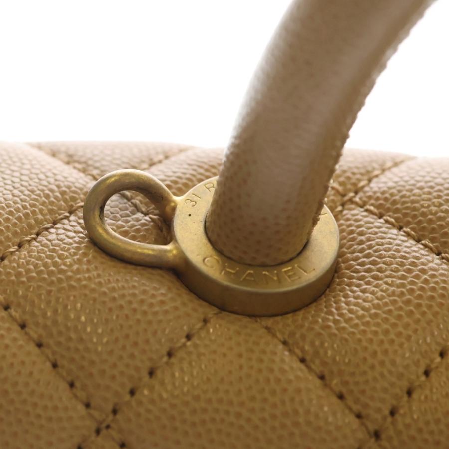CHANEL ゴールド キルティング 2WAY ハンドバッグ・ショルダーバッグ☆ CHANEL（シャネル） ココハンドル29 マトラッセ ラージ 2WAY
