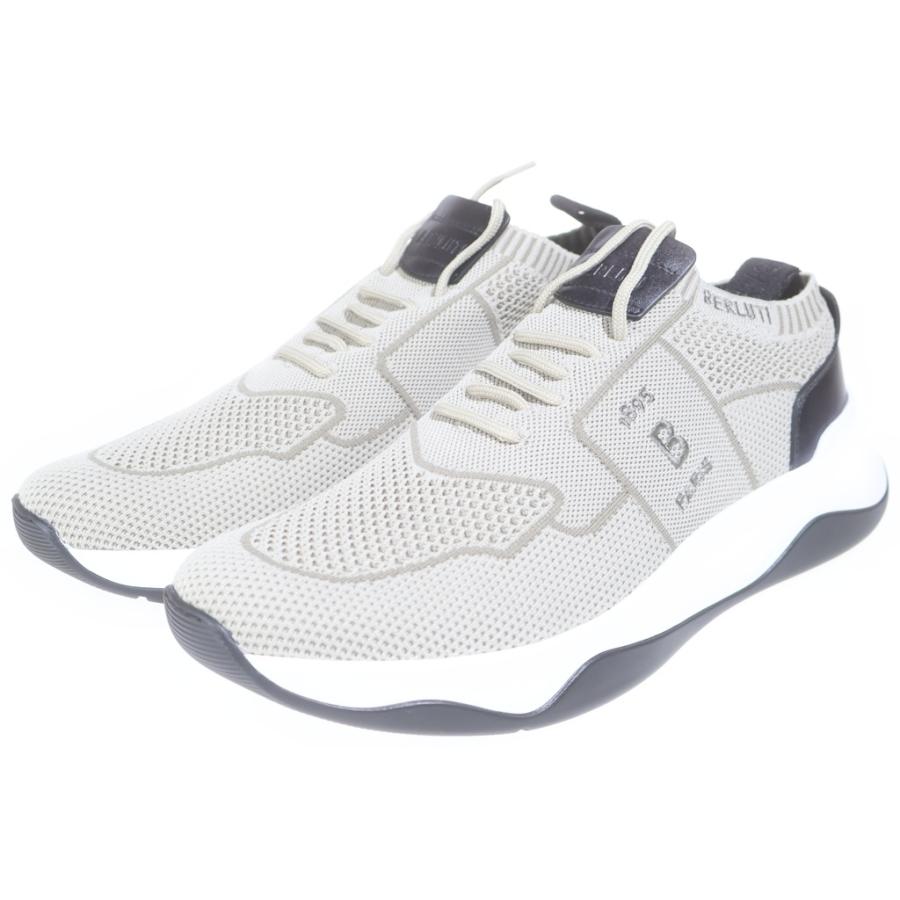 Berluti ベルルッティ シャドウ ロゴ ローカットスニーカー グレー Berluti（ベルルッティ） シャドウ ロゴ ローカットスニーカー グレー