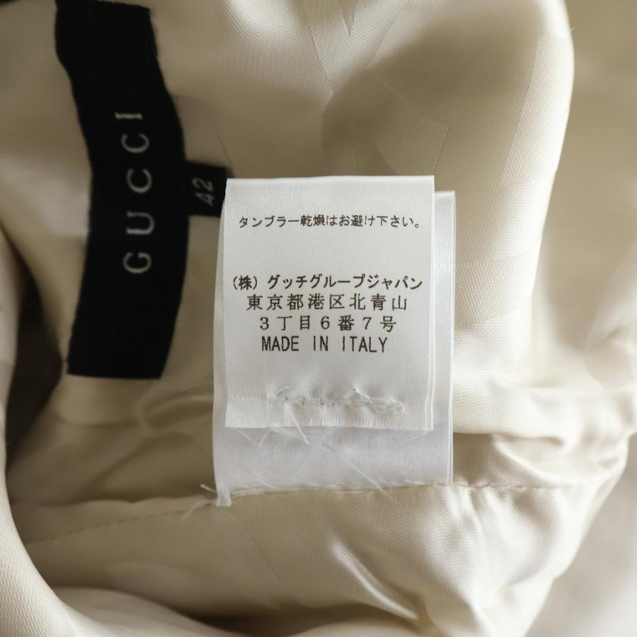 GUCCI（グッチ） アルパカウールコート アイボリー #42 131103 : BRING