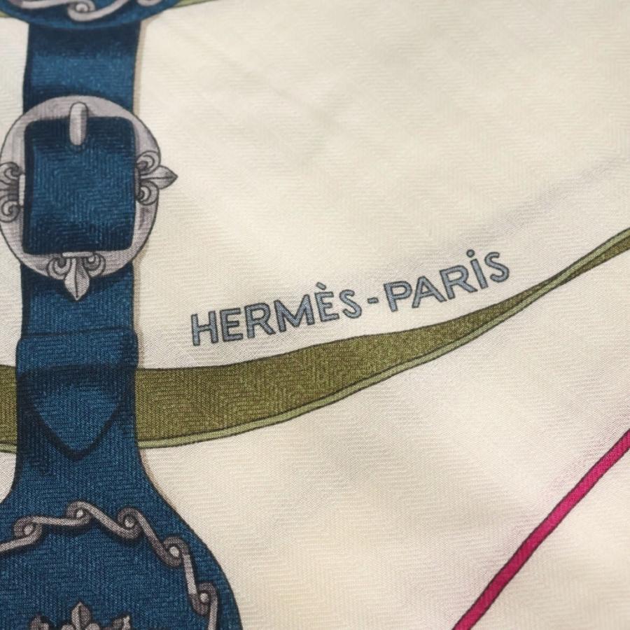 HERMES（エルメス） カレジェアン スカーフ 朝の散歩 カシミア/シルク
