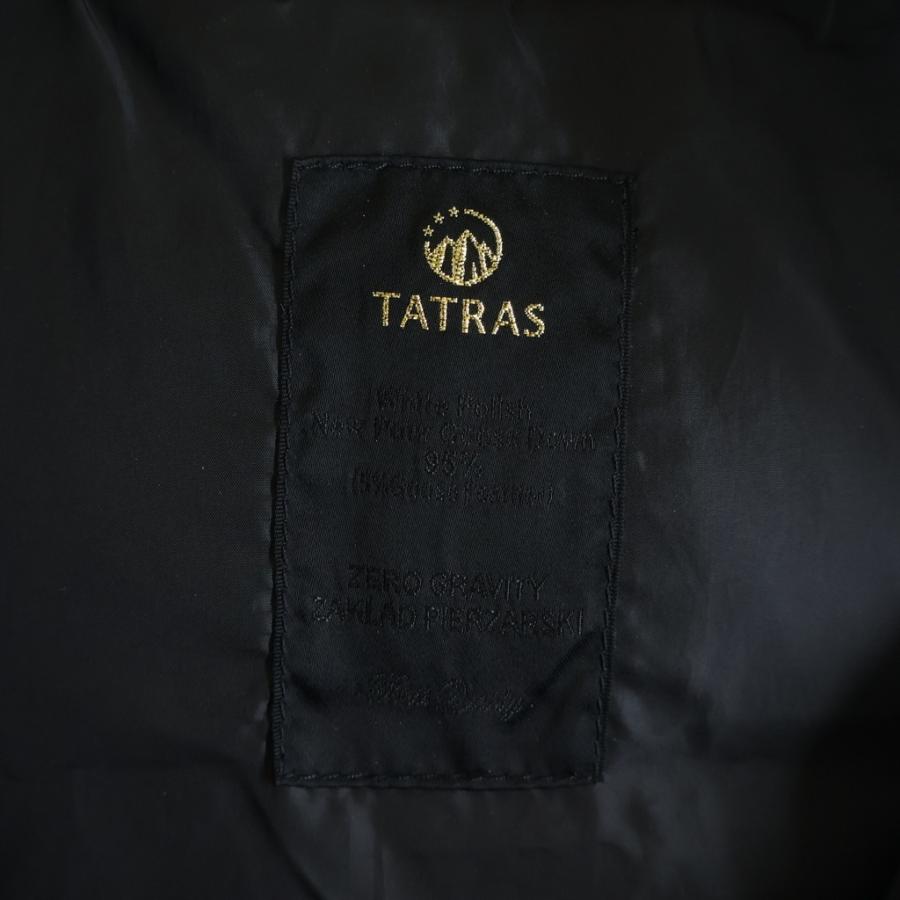 TATRAS（タトラス） ウール ジップアップ ダウンベスト ブラック