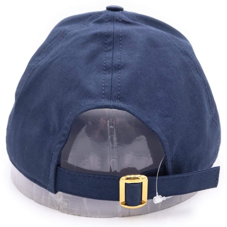 最終価格 CELINE Ｍサイズ キャップ CELINE（セリーヌ） イニシャルベースボールキャップ ネイビー #M