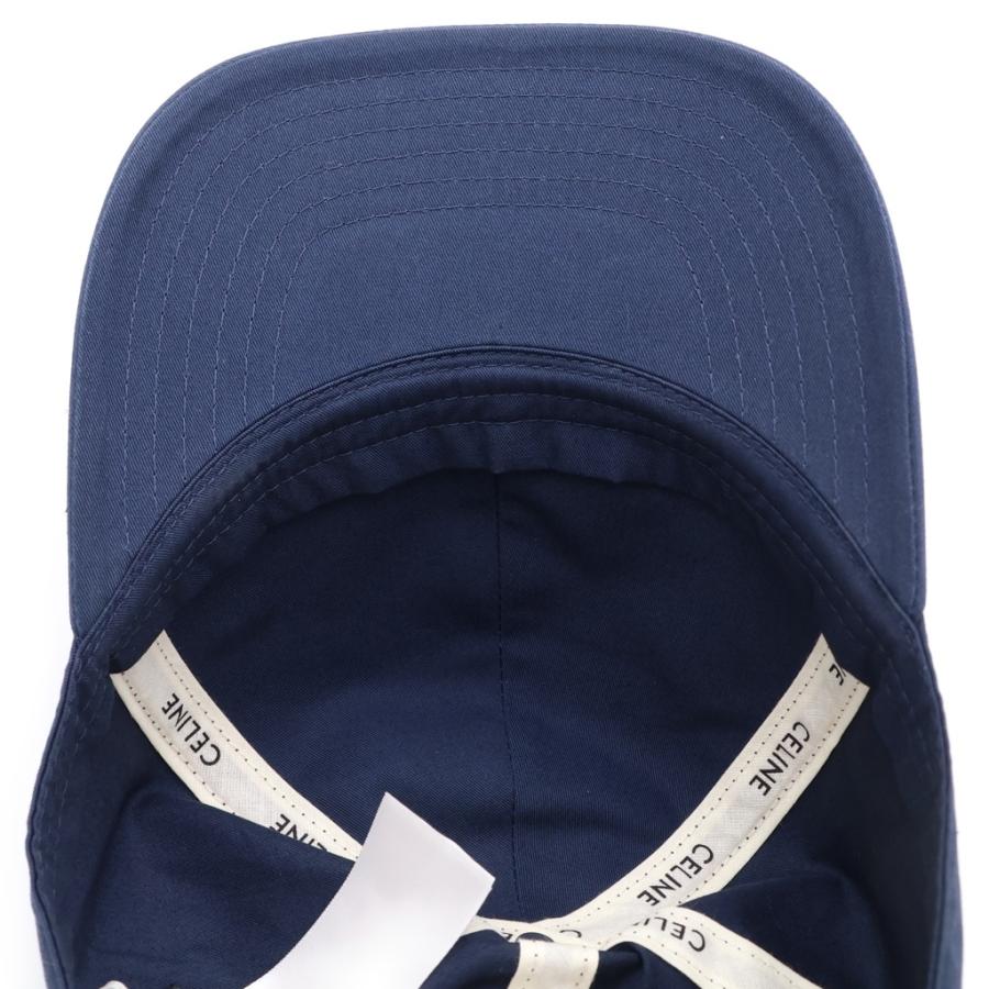 CELINE（セリーヌ） イニシャルベースボールキャップ ネイビー #M