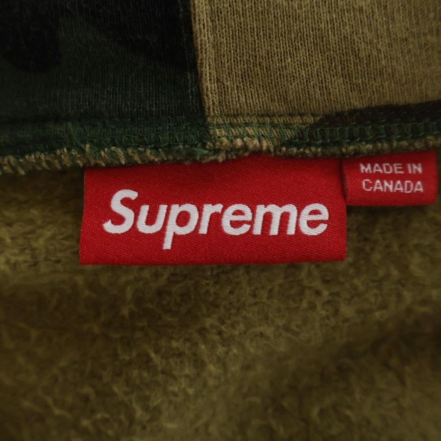Supreme（シュプリーム） スモールボックスロゴ ジップパーカー カモ柄
