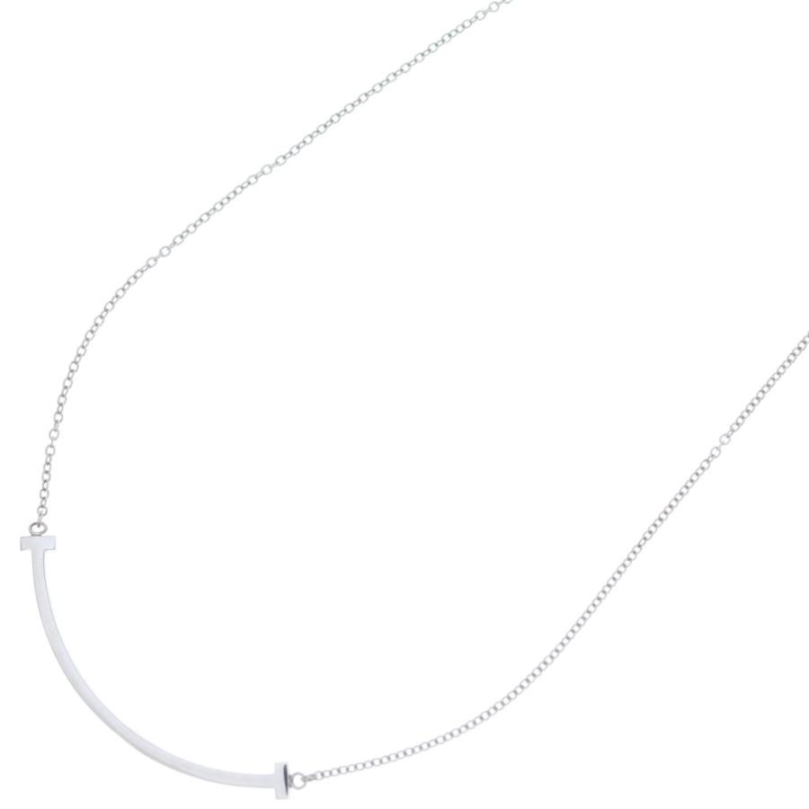 TIFFANY& Co. TスマイルネックレスK18ホワイトゴールド⭐︎スモール TIFFANY&Co.（ティファニー） TIFFANY & Co. Tスマイル スモール
