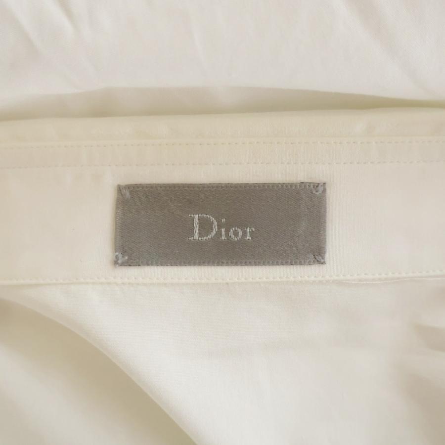 Dior HOMME ディオールオム bee刺繍 長袖シャツ ホワイト #41 : BRING