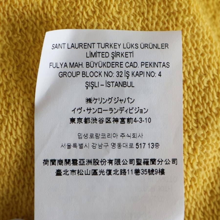 SAINT LAURENT PARIS (サンローランパリ) フロントロゴ クルーネック