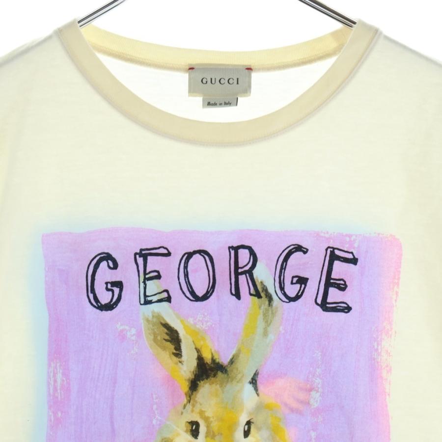 GUCCI（グッチ） 半袖Tシャツ ホワイト 12 580991 XJBKC : BRING Yahoo