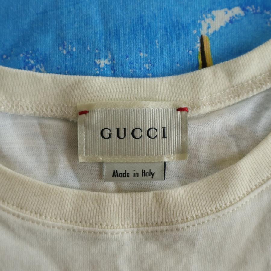 GUCCI（グッチ） 半袖Tシャツ ホワイト 12 580991 XJBKC : BRING Yahoo