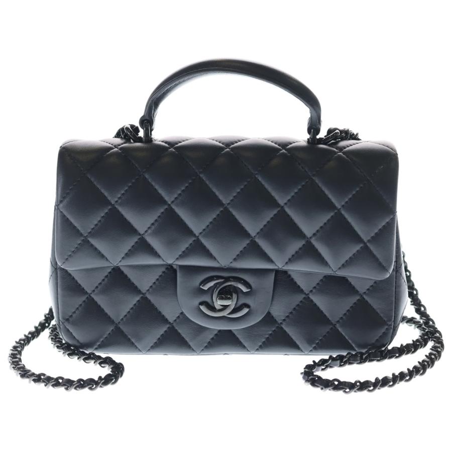 CHANEL（シャネル） トップハンドル ミニフラップバッグ ショルダー