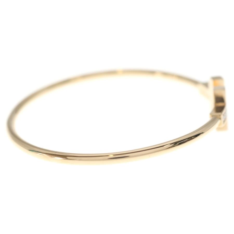K18【Tiffany】ティファニー T WG バングル TIFFANY&Co.（ティファニー） TIFFANY & Co. Tワイヤー ダイヤ