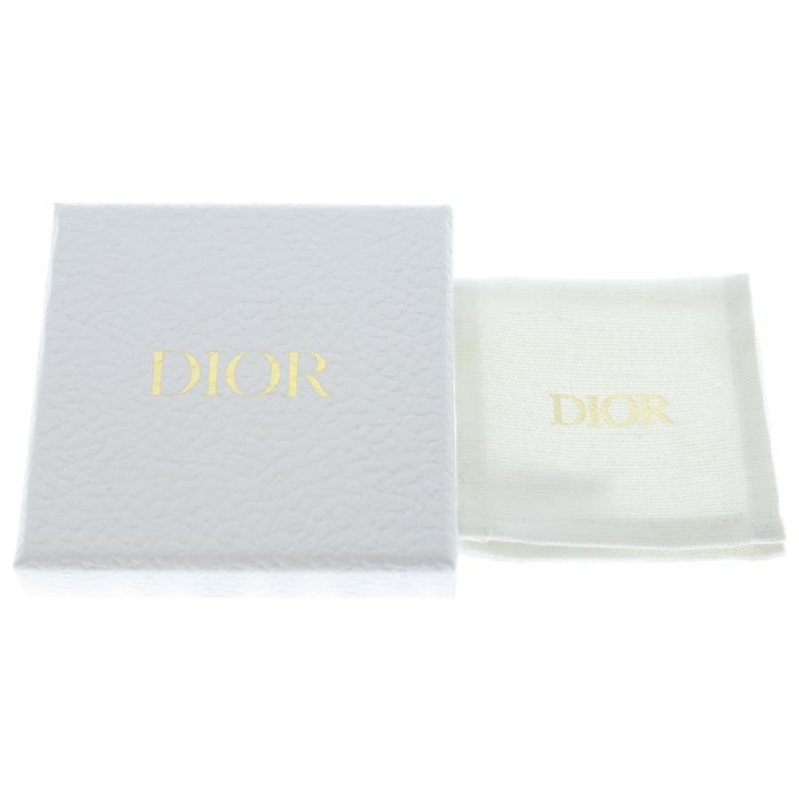 DIOR ディオール CD Navy フェイクパール GP ピアス ゴールド/ホワイト