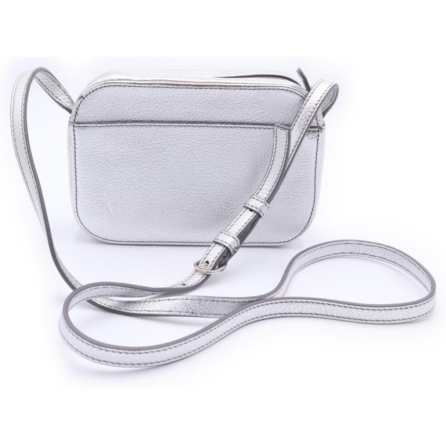 BALENCIAGA シルバーショルダーバッグ BALENCIAGA（バレンシアガ） エブリデイ メタリックレザー ショルダー
