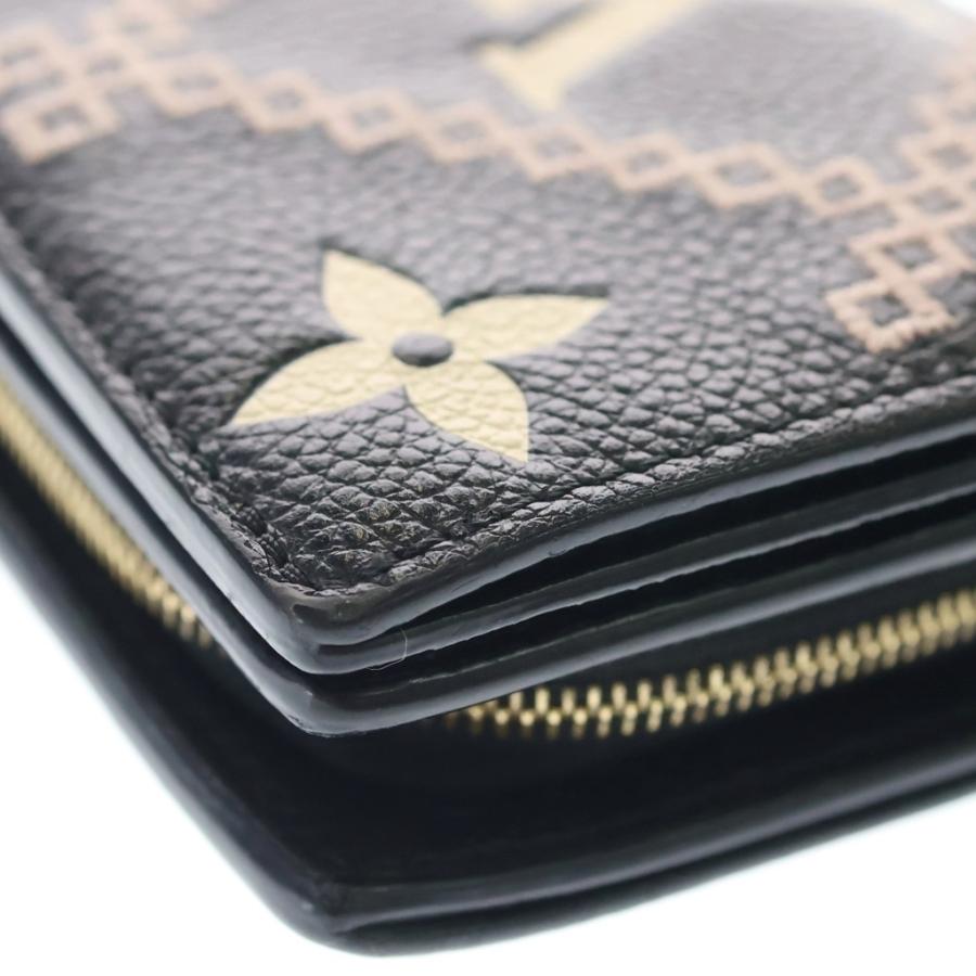 【新型】希少 ルイヴィトン クレア アンプラント ブロデリー 二つ折り財布 LOUIS VUITTON（ルイ・ヴィトン） モノグラム アンプラント ブロデリー