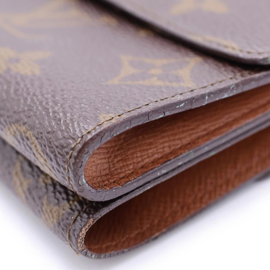 【新型】ルイヴィトン モノグラム ポルトフォイユエリーズ 3つ折り財布 ブラウン LOUIS VUITTON（ルイ・ヴィトン） モノグラム ポルトフォイユ