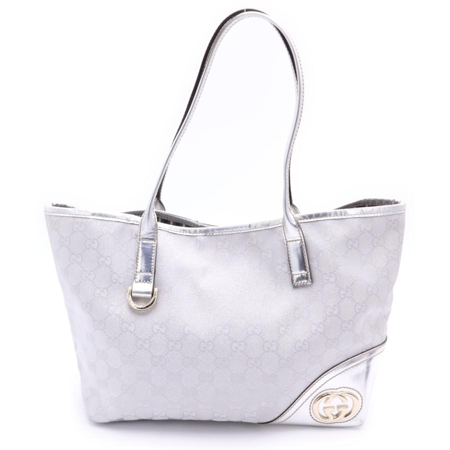 GUCCI（グッチ） グッチシマ トートバッグ ハンドバッグ シルバー 