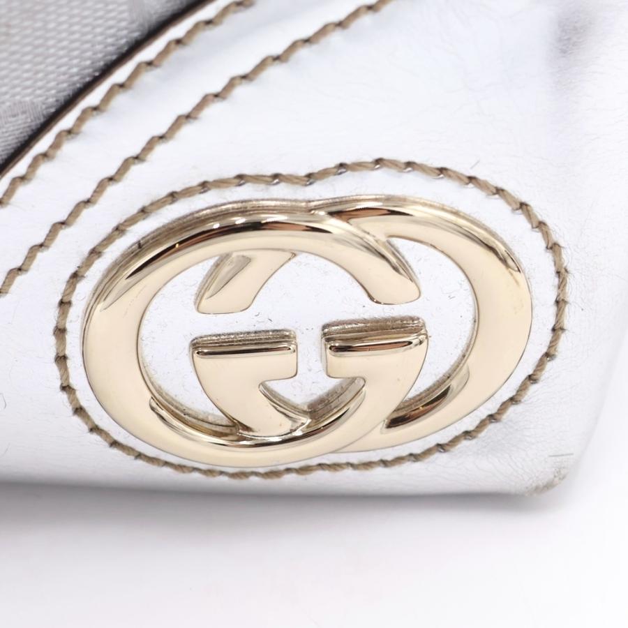 し*も様 GUCCI ハンドバック GUCCI（グッチ） グッチシマ トートバッグ ハンドバッグ シルバー