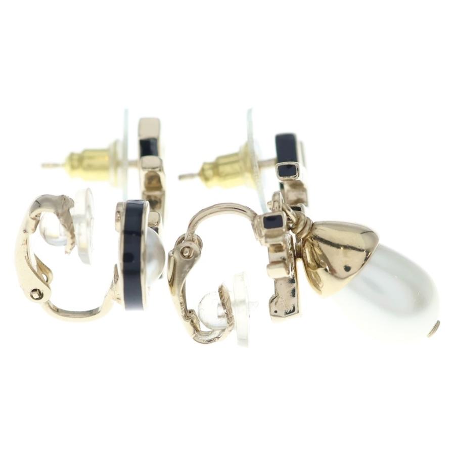 CHANEL（シャネル） ロゴ パール ピアス ゴールド GP A22K : BRING
