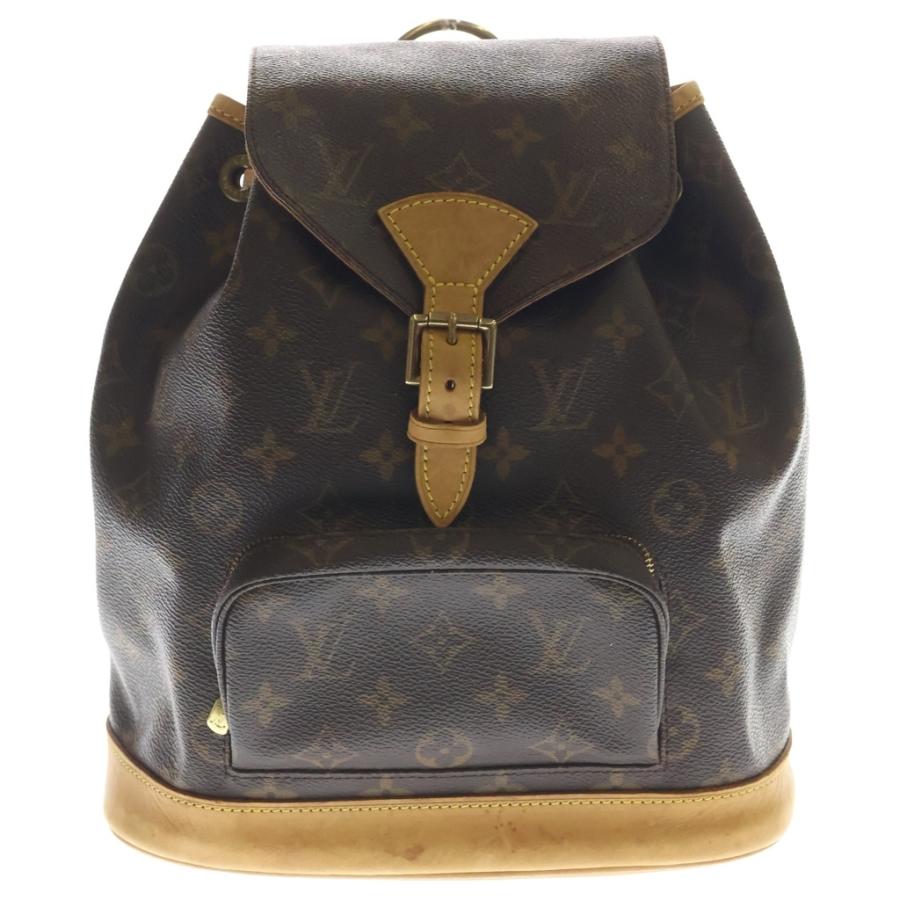 Louis Vuitton モノグラム リュック LOUIS VUITTON（ルイ・ヴィトン） モノグラム モンスリMM PVC レザー