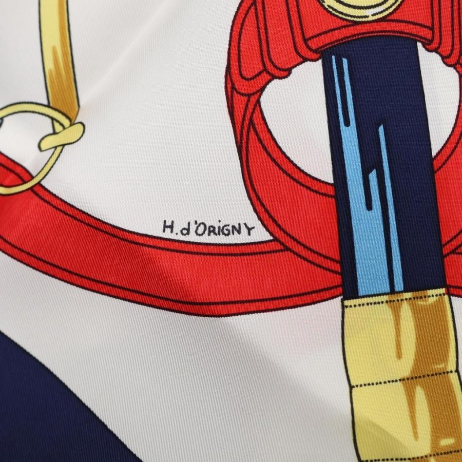 HERMES（エルメス） カレ90 Eperon d'or 黄金の拍車 シルク スカーフ