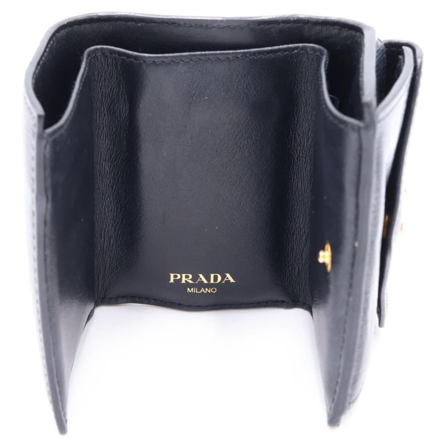PRADA（プラダ） サフィアーノ レザー コンパクトウォレット 三つ折り