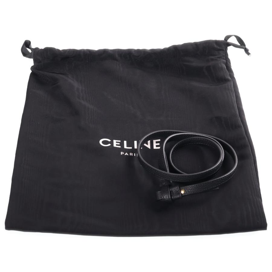 CELINE セリーヌ スモール フォールド カバ レザー バッグ ブラック CELINE（セリーヌ） スモール フォールド カバ 2WAYハンドバッグ