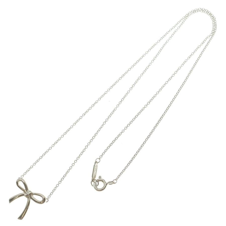 TIFFANY&Co. ボウ ネックレス シルバー TIFFANY&Co.（ティファニー） TIFFANY & Co. ボウ リボン ネックレス