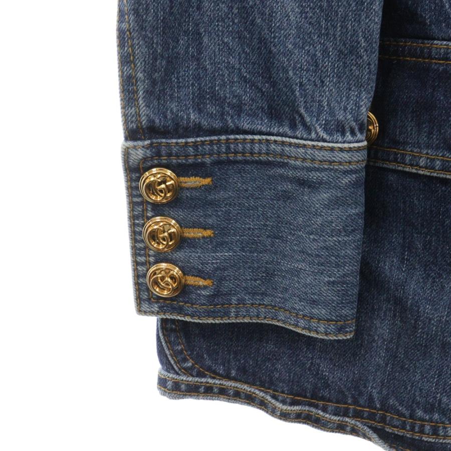 GUCCI（グッチ） コットンデニムジャケット 青 36 644507 XDBJ4
