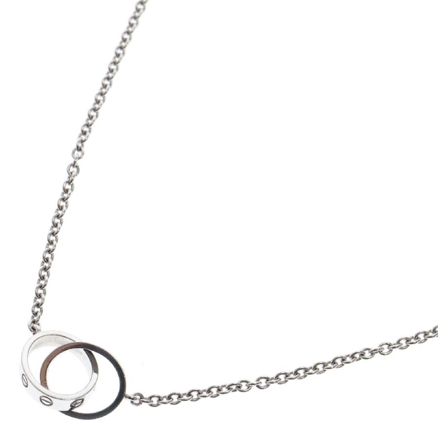 Cartier カルティエ ベビーラブネックレス 750 WG ホワイトゴールド  