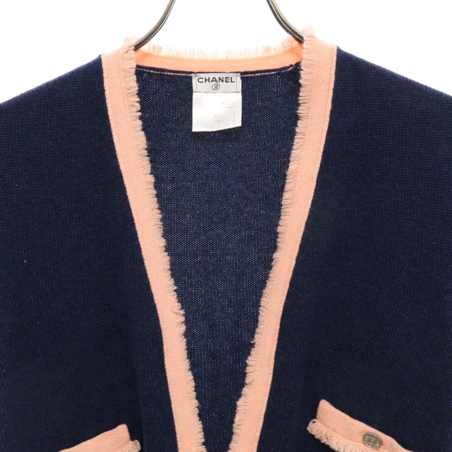 CHANEL シャネル ココマークボタン ショートスリーブカシミヤニット  