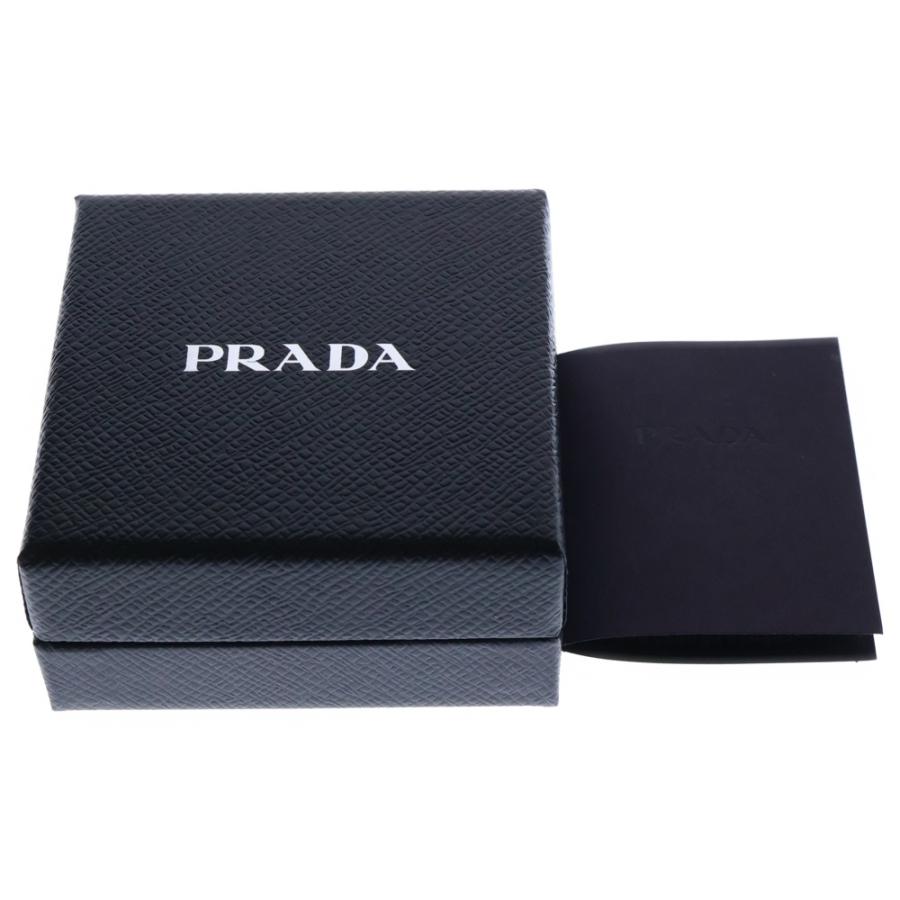 PRADA（プラダ） トライアングルロゴ ブローチ イエロー サフィアーノ