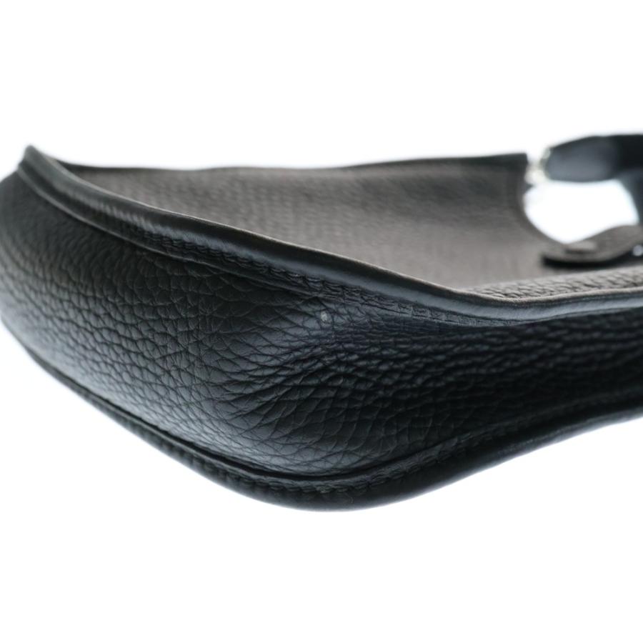 HERMES エルメス エヴリンTPM トリヨン ブラック シルバー金具
