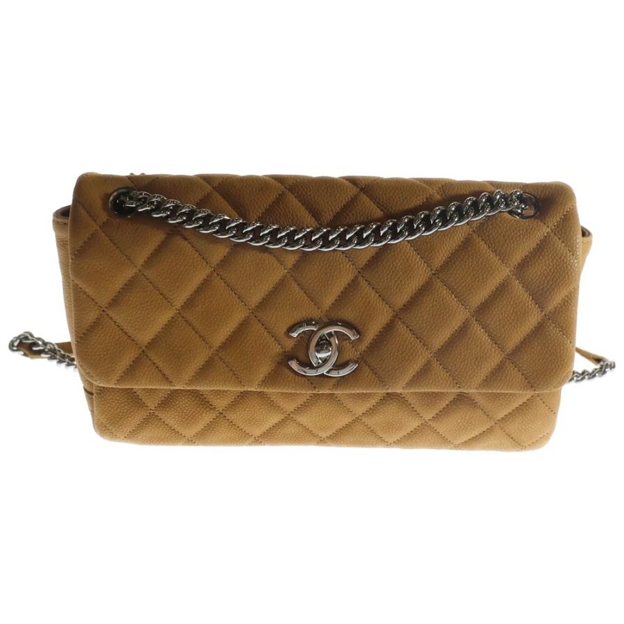 CHANEL シャネル ココマーク マトラッセ キャビアスキン チェーン 
