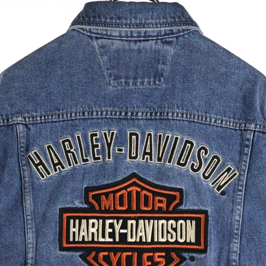 【美刺繍】ハーレーダビッドソン コーデュロイジャケット M ベージュ 背面ロゴ 中古・古着通販】HARLEY-DAVIDSON (ハーレーダビッドソン) 刺繍レザー