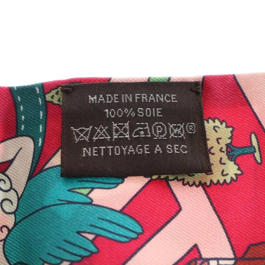 新品＊エルメス＊ツイリー＊パラード＊ピンク＊グリーン HERMES（エルメス） ツイリー Les Nouveaux Amoureux de Paris 新パリ