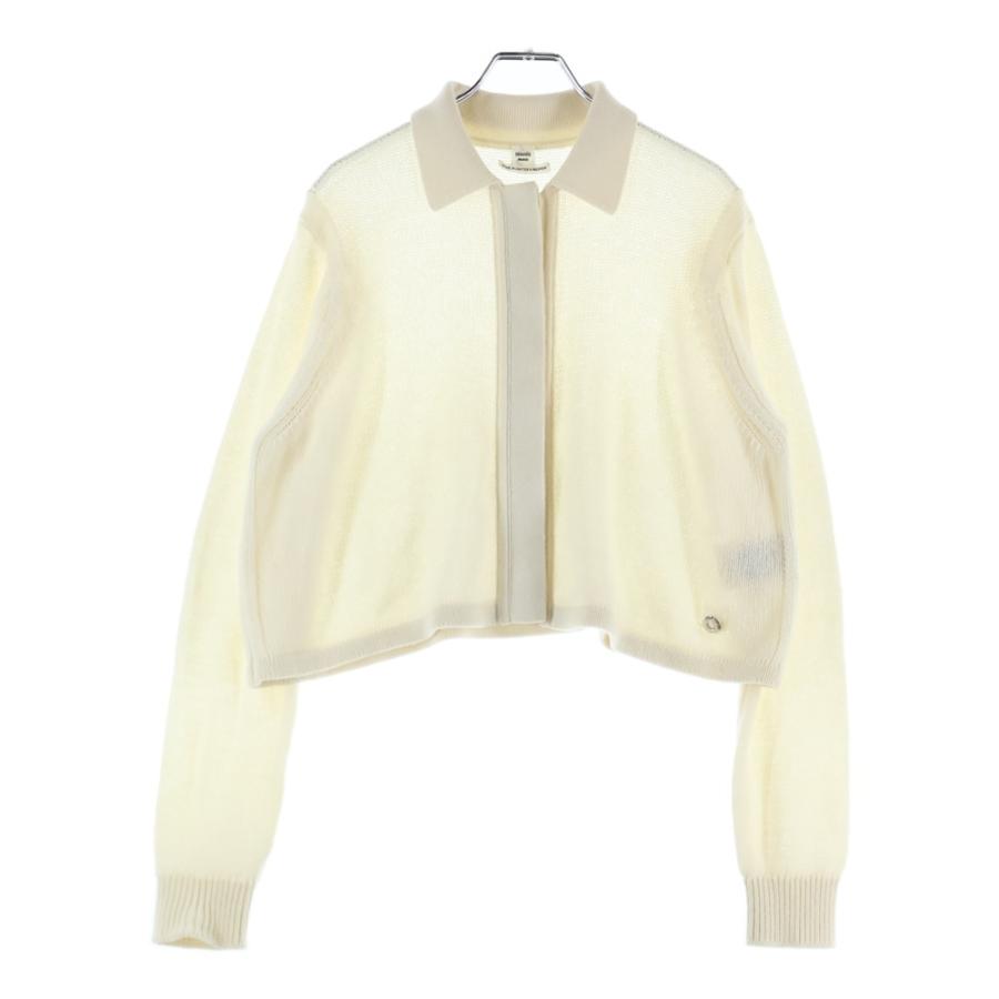 HERMES（エルメス） 25SS セリエ ロゴプレート 比翼ボタン カシミヤ