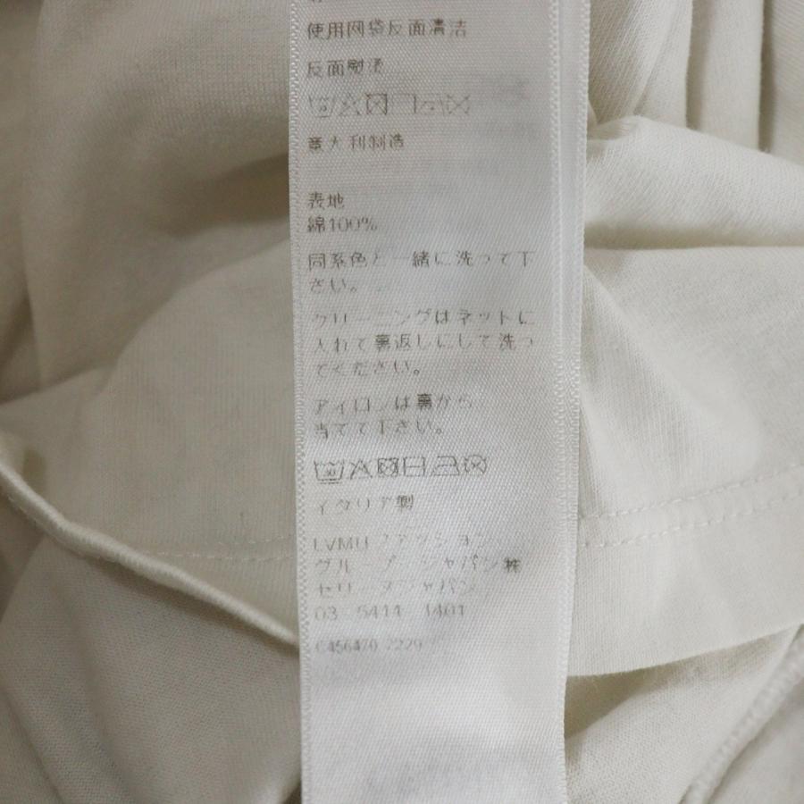 CELINE セリーヌ 2ロゴプリント 半袖Tシャツトップス XS ホワイト 白 CELINE セリーヌ Tシャツ ホワイト 白 サイズ:XS | ブランドロゴ