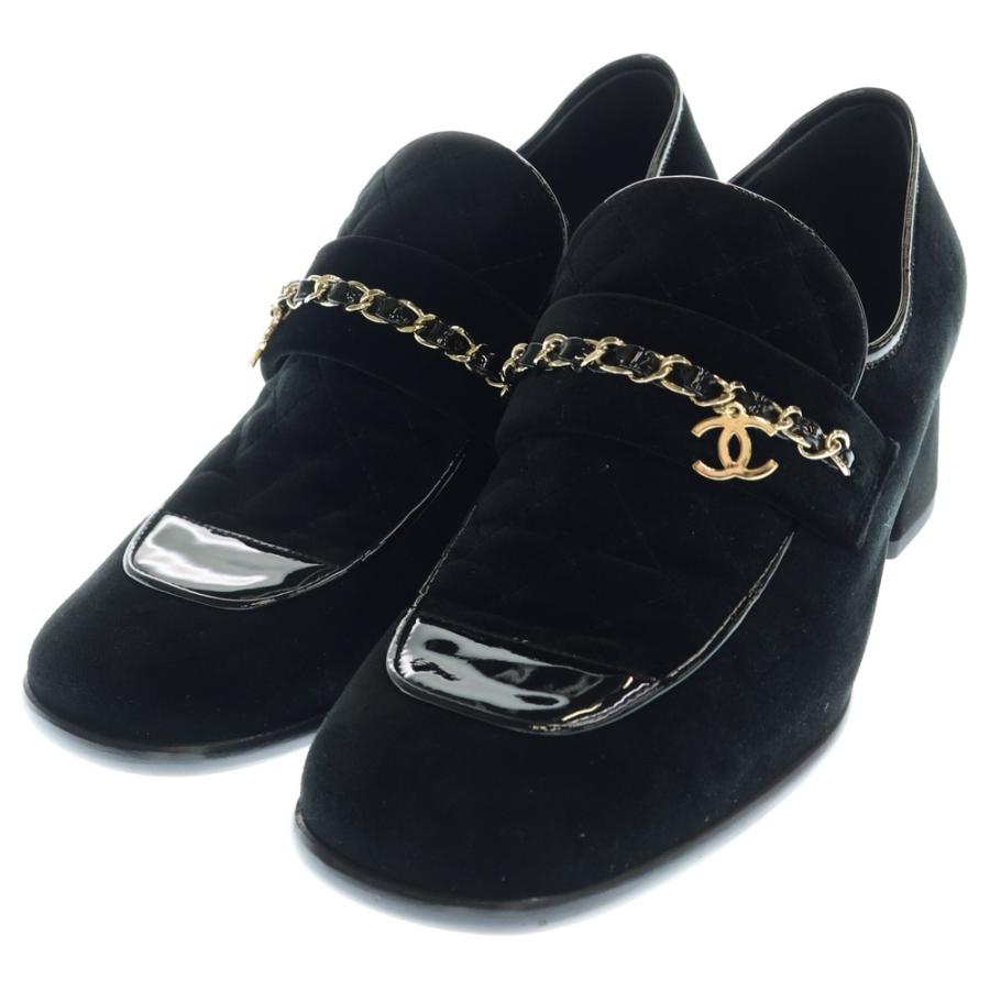 CHANEL（シャネル） ココマーク ロゴプレート ベロア ベルベット