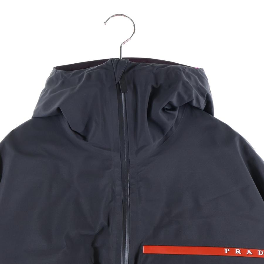 PRADA（プラダ） 18AW Linea Rossa リネア ロッサ ラバーロゴ ジップ