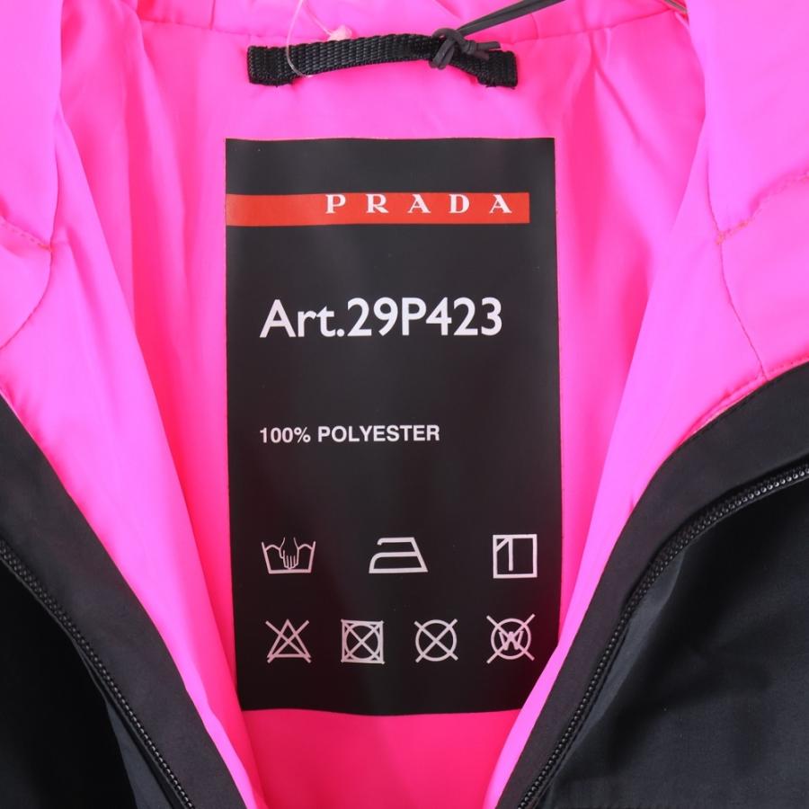 PRADA（プラダ） 18AW Linea Rossa リネア ロッサ ラバーロゴ ジップ