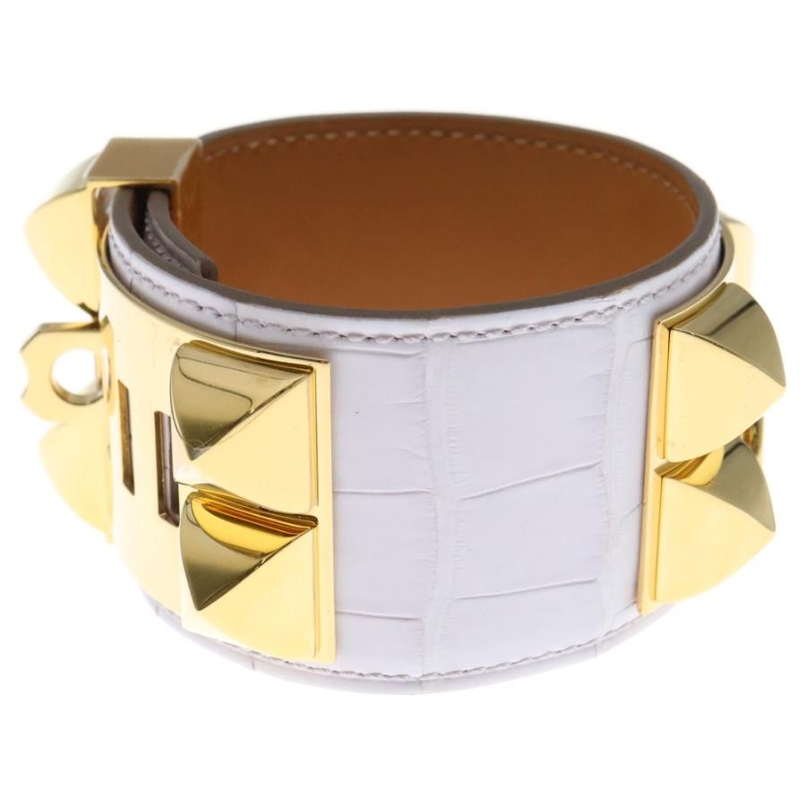 HERMES（エルメス） コリエドシアン アリゲーターマット ブレスレット